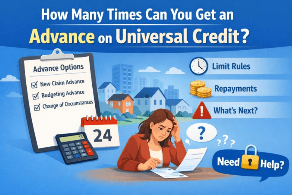 how many times can you get an advance on universal credit