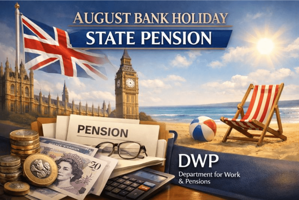 august bank holiday state pension dwp