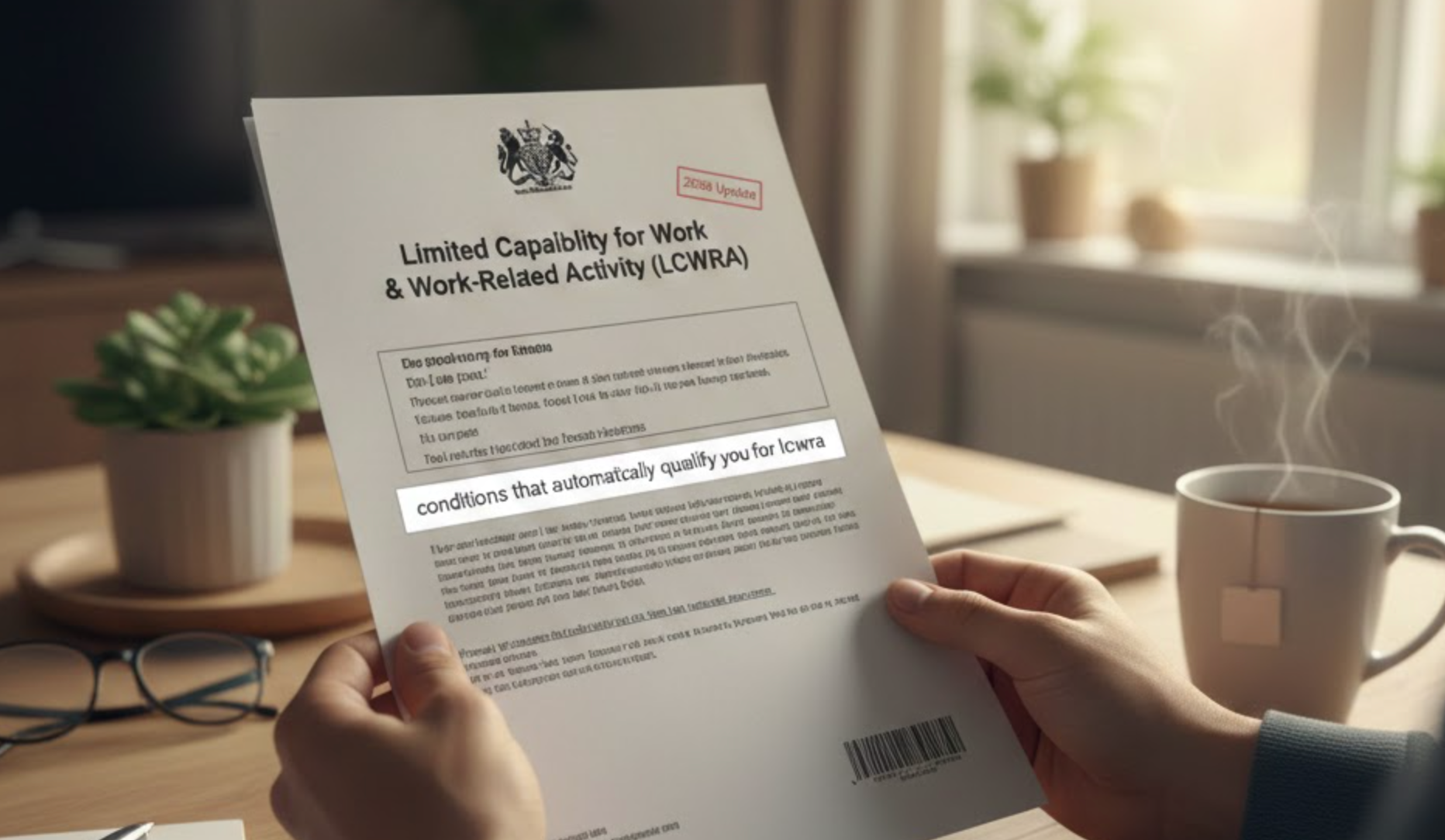 conditions that automatically qualify you for lcwra