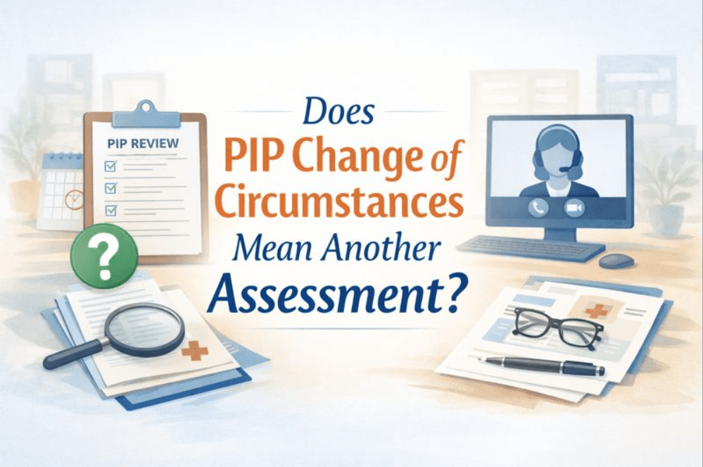 does pip change of circumstances mean another assessment