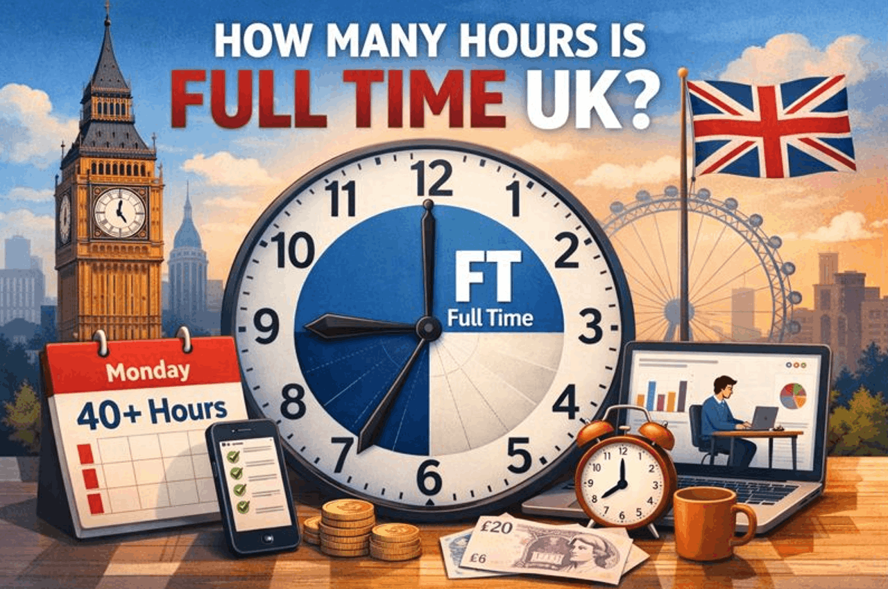how many hours is full time UK