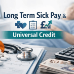 long term sick pay universal credit