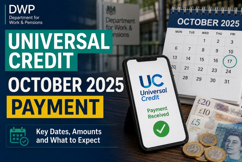 DWP Universal Credit October 2025 Payment