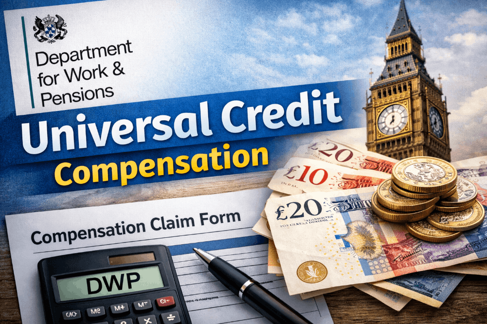 Universal Credit compensation DWP