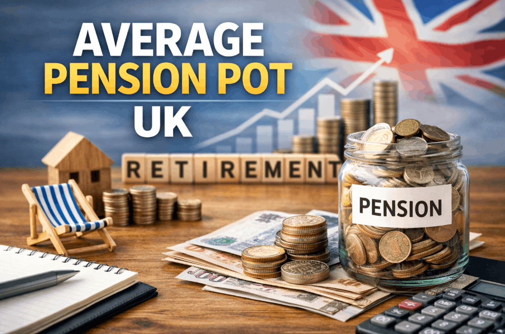 average pension pot uk