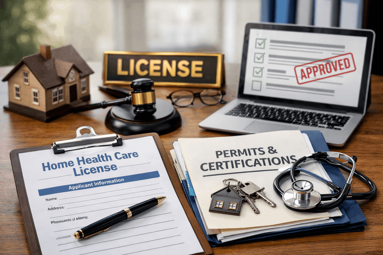 what licenses do i need to start a home health care business