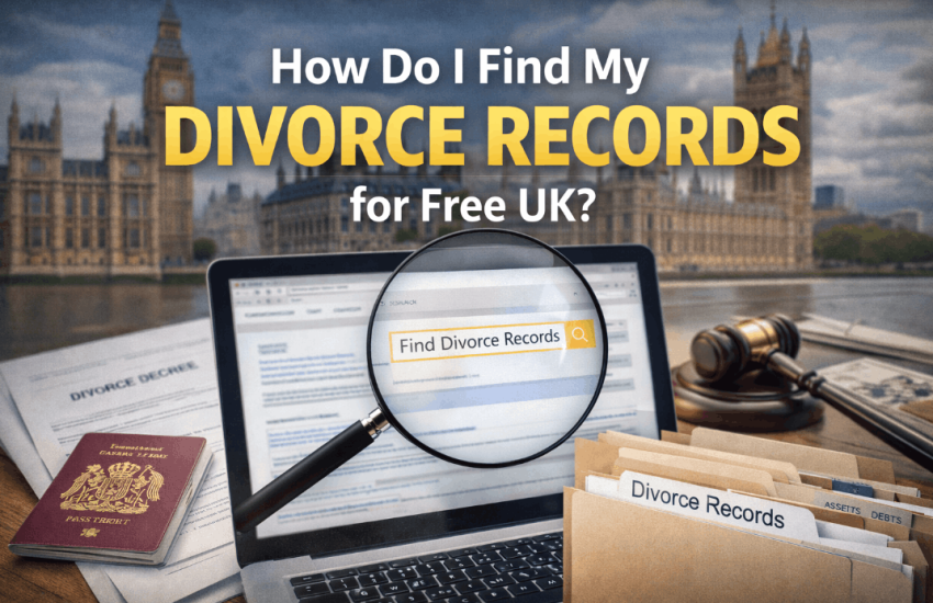 how do i find my divorce records for free uk