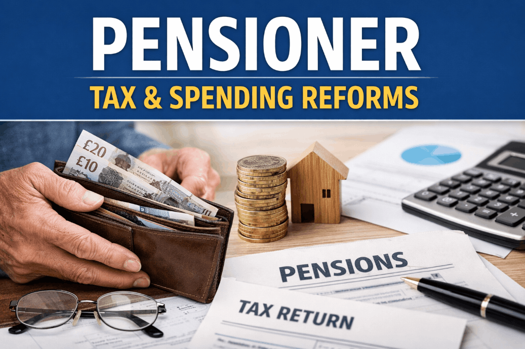 pensioner tax and spending reforms