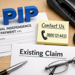 pip contact number existing claim