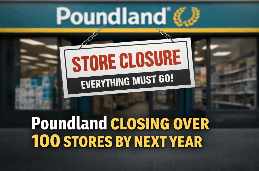 poundland is closing over 100 stores by next year