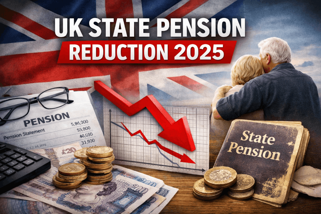 uk state pension reduction 2025