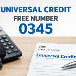 universal credit free number 0345