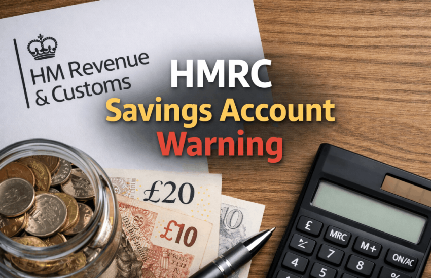 hmrc savings account warning