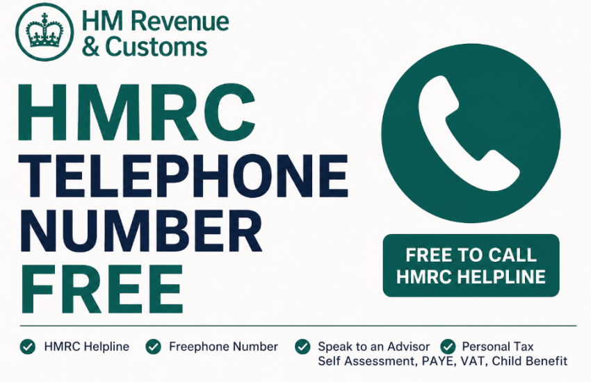 hmrc telephone number free
