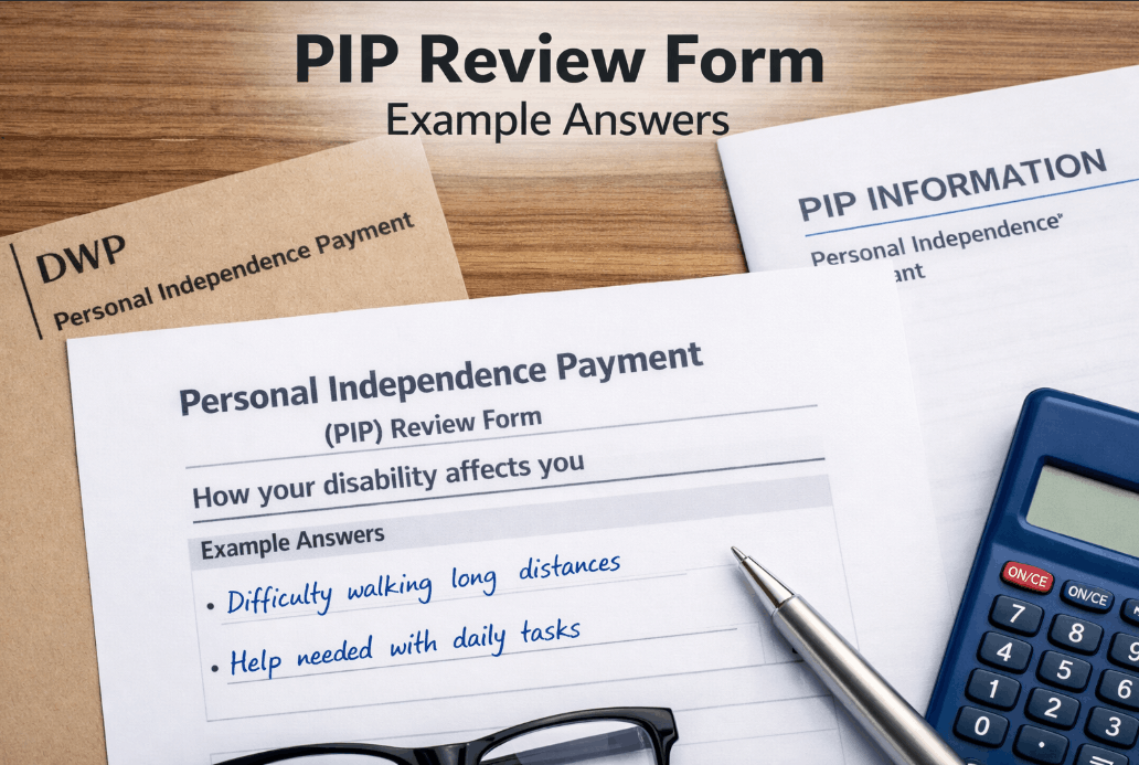 pip review form example answers