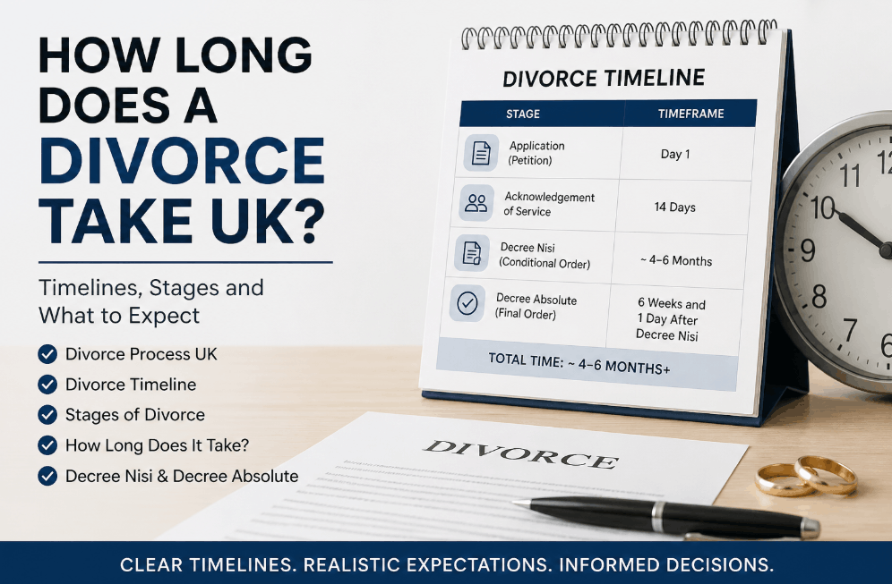 how long does a divorce take uk