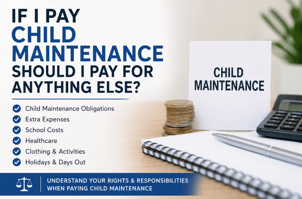 if i pay child maintenance should i pay for anything else