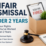 unfair dismissal under 2 years