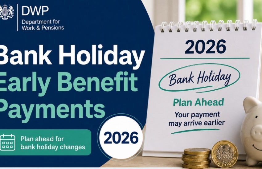 Bank Holiday Early Benefit Payments DWP