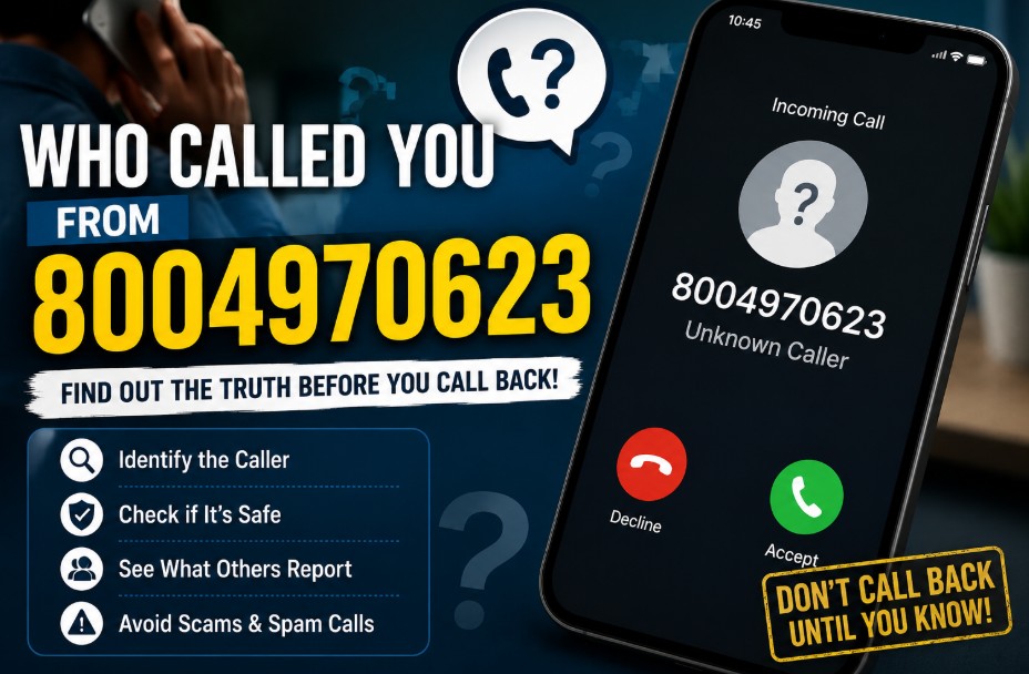 Who Called You From 8004970623