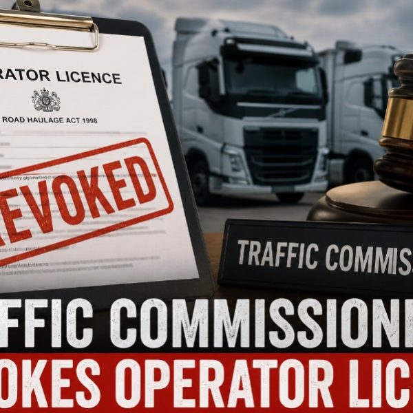 Traffic Commissioner Revokes Operator Licence