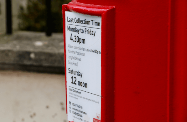 royal mail dog warning