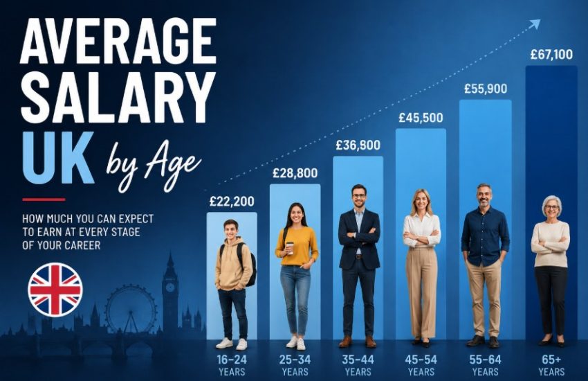 Average Salary UK by Age