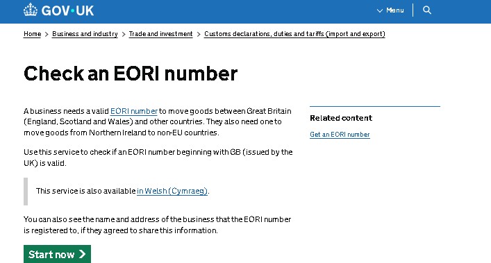 How to Check an EORI Number UK