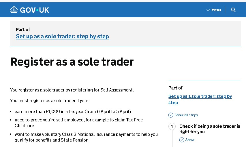 How to Register as a Sole Trader