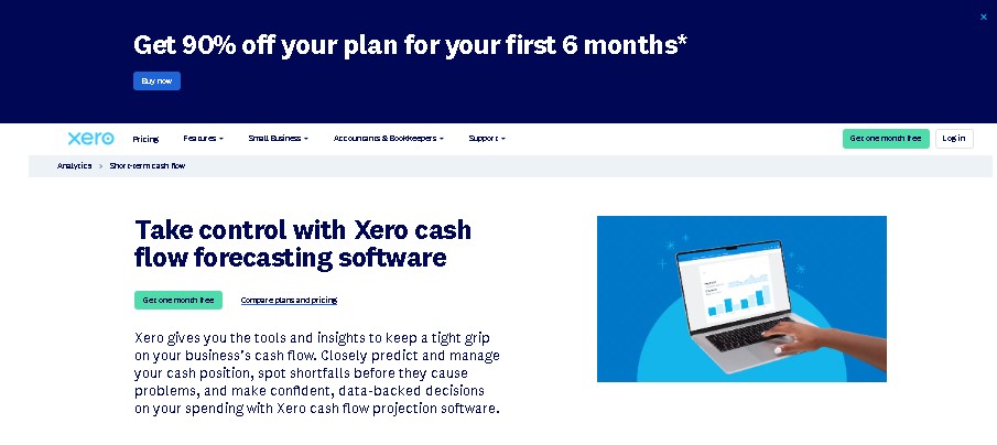 Xero cashflow management software