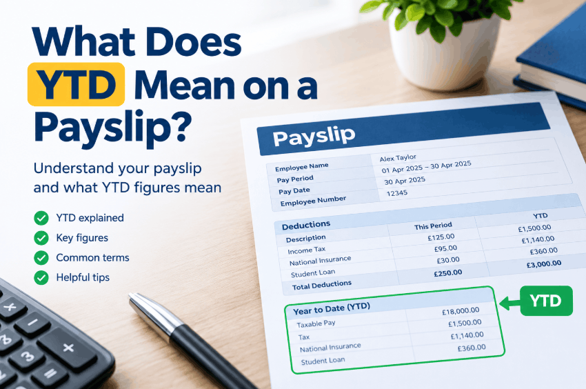 what does ytd mean on a payslip
